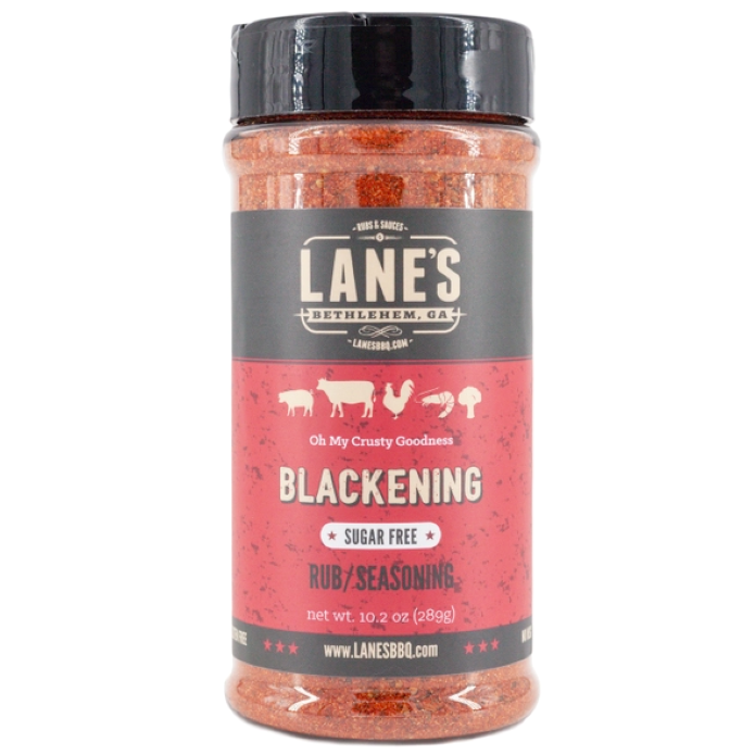 Lanes Sugar Free Blackening Rub 10.2oz