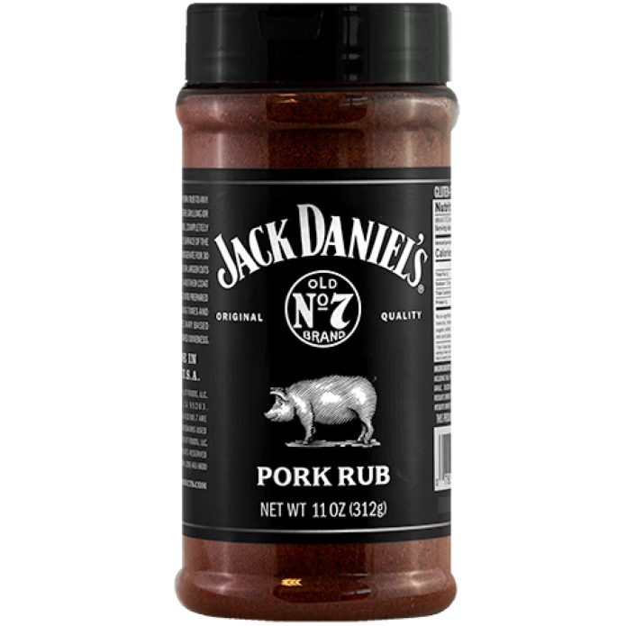 Jack Daniels Original Quality Rubs and Seasonings 11oz (Pork Rub)