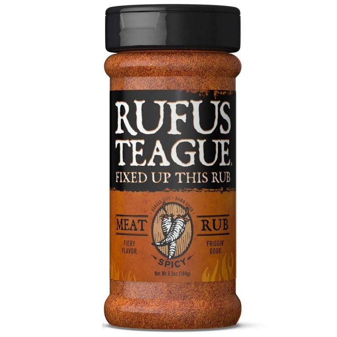 Rufus Teague Premium Rub and Seasonings 6.5oz (Spicy Meat Rub)