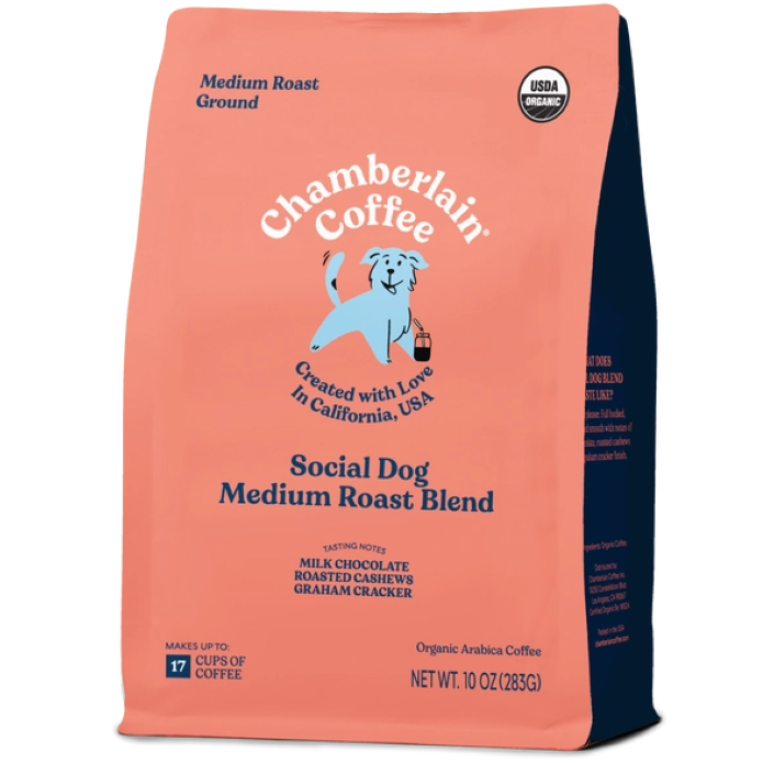 Chamberlain Organic Arabica Ground Coffee 10oz (Medium Roast)