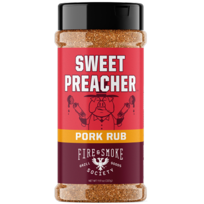 Sweet Preacher Sweet Southern Pork Rub 11.9oz (Pork Rub)